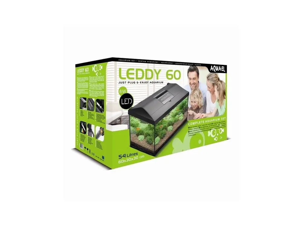 AQUAEL Akvárium LEDDY PLUS 60 cm Originální