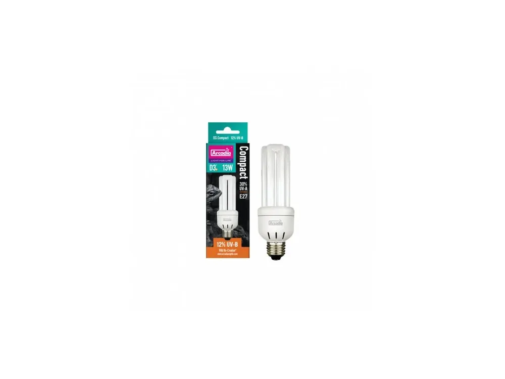 Nakupujte Hned Arcadia D3+ Compact Reptile Lamp 13W 12.0 UVB