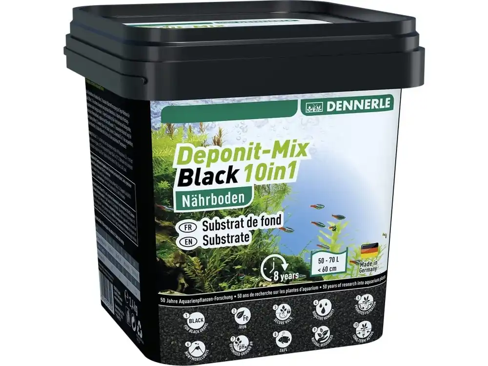 Oblíbený Dennerle Výživový substrát Deponit-Mix Black 10in1, 2,4kg
