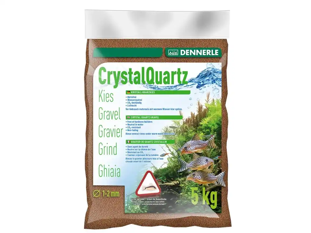 DENNERLE Písek Kristall-Quarzkies 5 kg, 1-2 mm, hnědá Jen Po Omezenou Doba