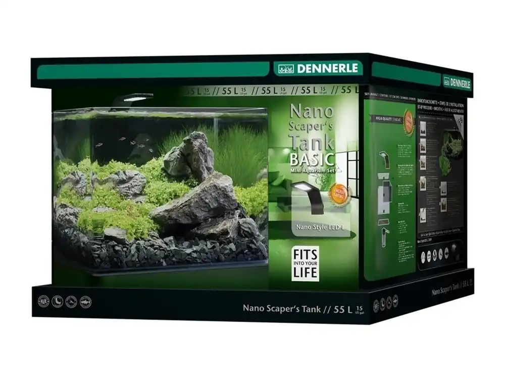 DENNERLE Akvárium Scaper‘s Tank Basic 55l Sezónní Sleva