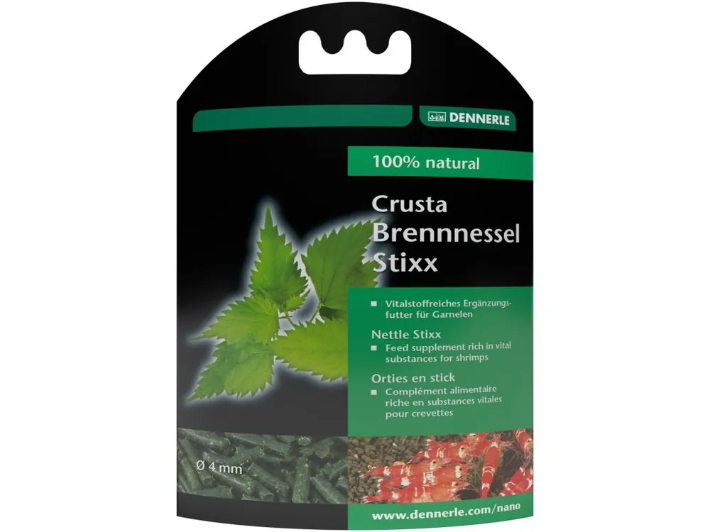 Dennerle Crusta Brennessel Stixx - kopřivové pelety 30g Přímo Od Výrobce
