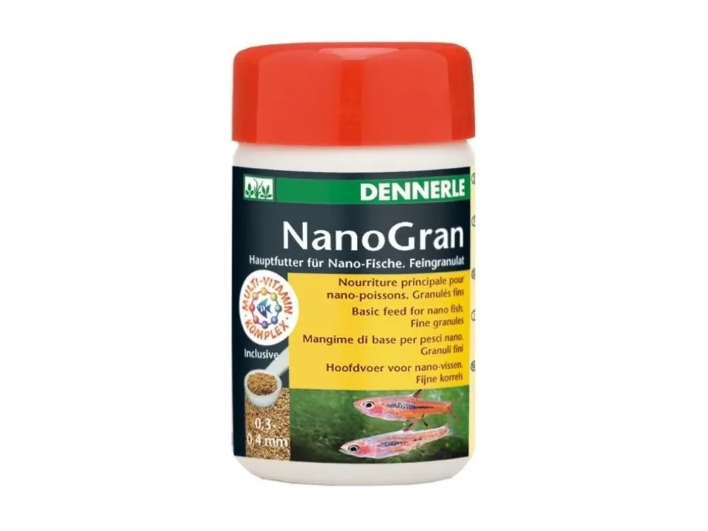 Levný Dennerle Nano Gran základní krmivo pro drobné rybky, 55g
