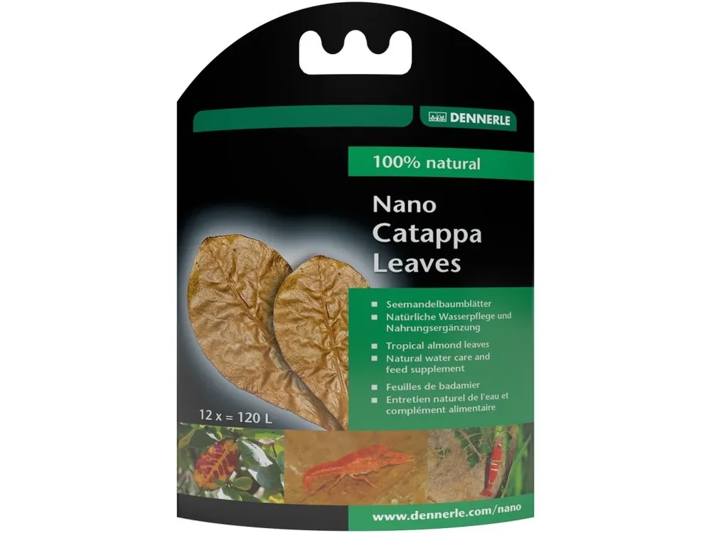 Dennerle Nano Catappa Leaves (12ks) Sleva