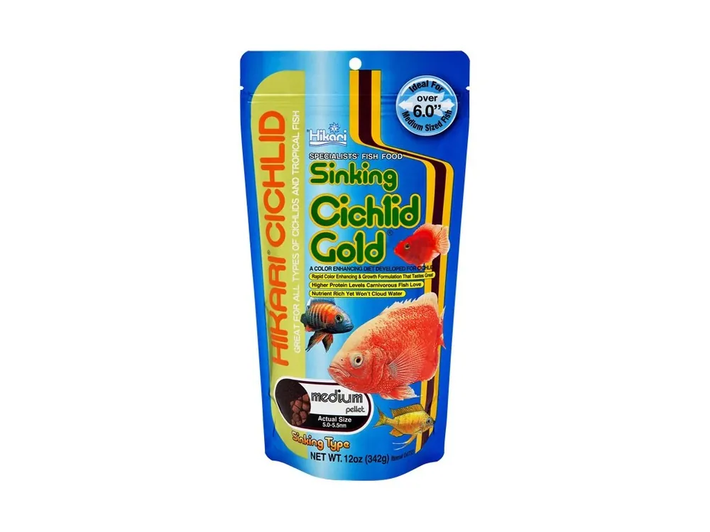 Časově Omezené HIKARI CICHLID GOLD SINKING MEDIUM 342G