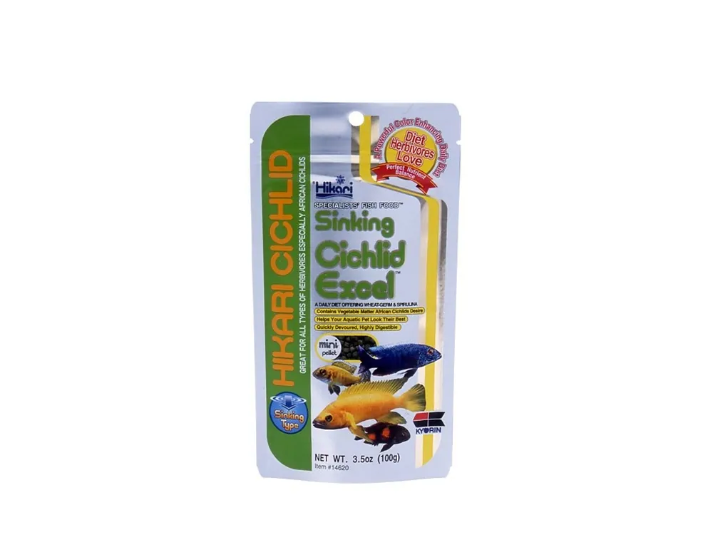Koupit Online HIKARI Krmivo Sinking Cichlid Excel Mini 100 g