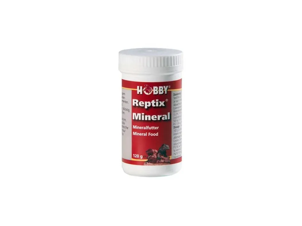 Dokud Zásoby Vydrží Hobby Reptix Mineral 120g, minerální prášek