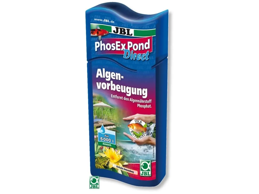 Akce JBL Odstraňovač fosfátů pro filtry jezírek PhosEx Pond Direct, 250ml