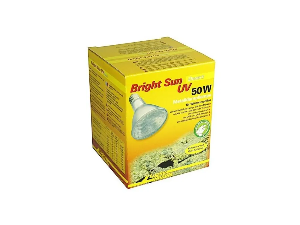 Lucky Reptile Žárovka Bright Sun UV Desert 50W Akce