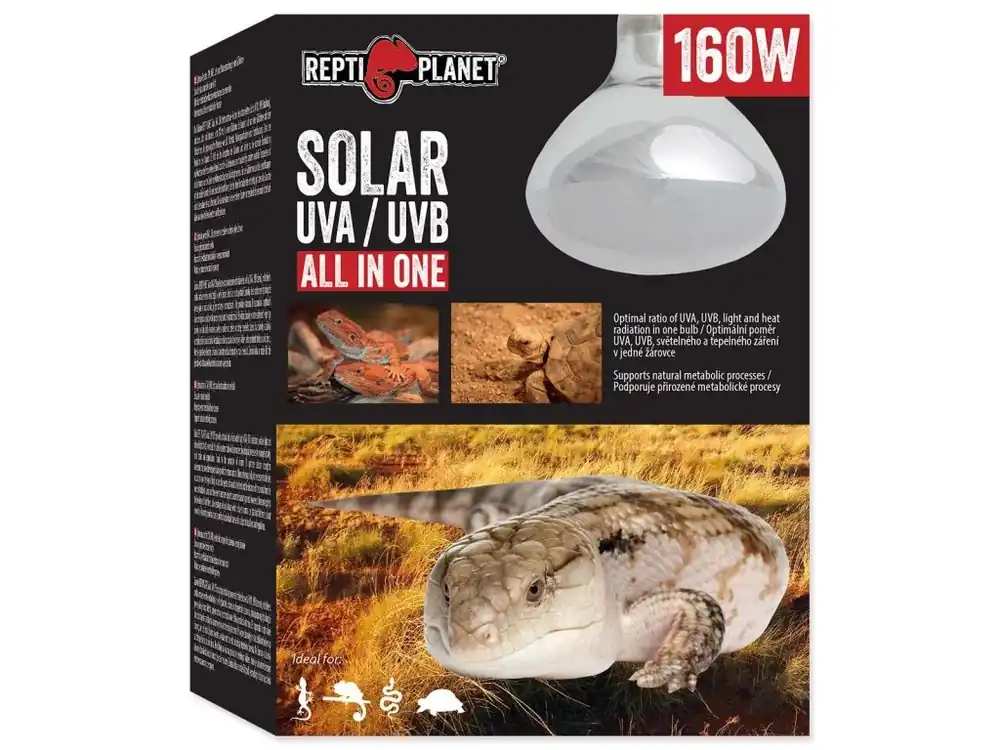 Objednat Nyní Žárovka REPTI PLANET Solar UVA & UVB (160W)