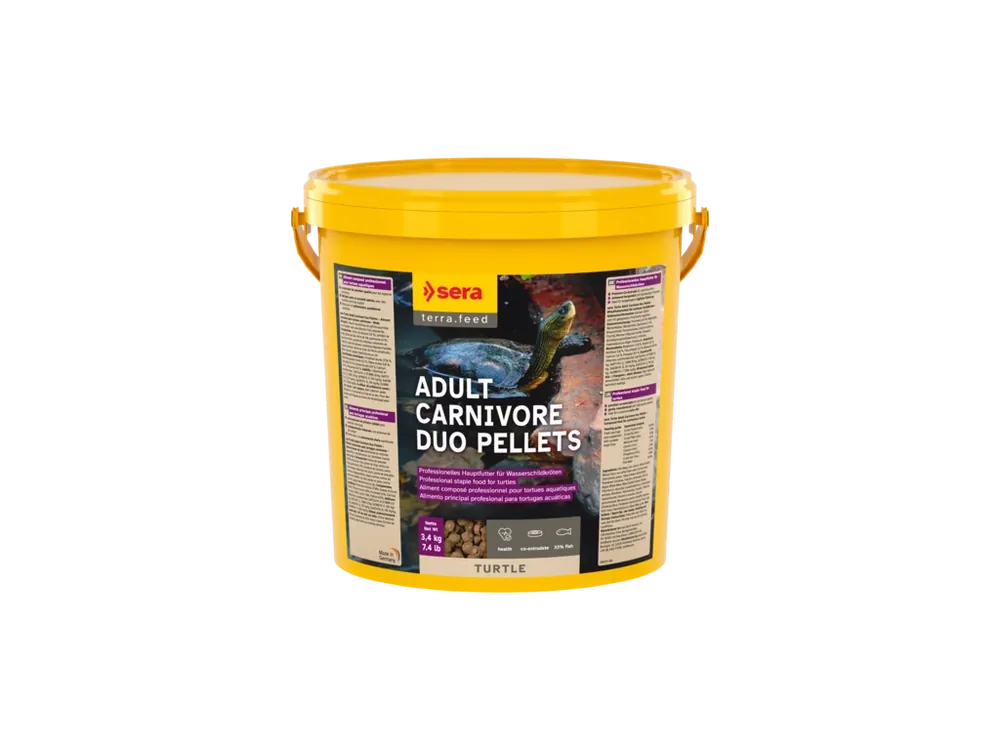 sera Turtle Adult Carnivore Duo Pellets 10 L Kup Teď
