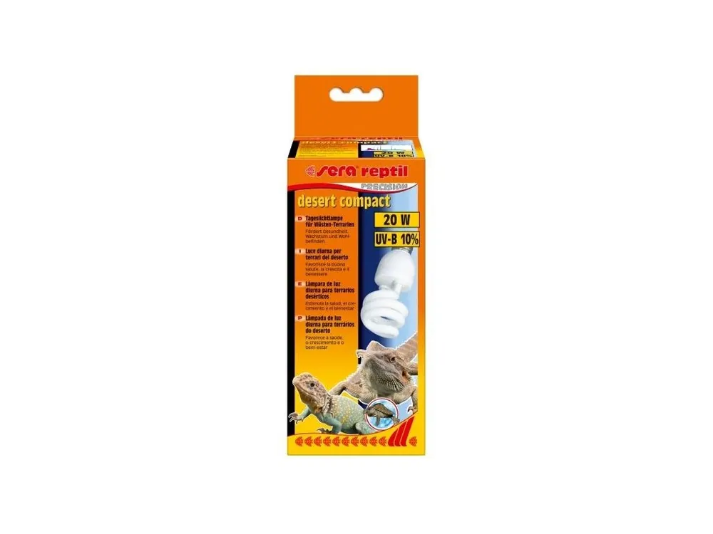 sera reptil desert compact / 10 % UV-B / 20 W Odeslání Ihned