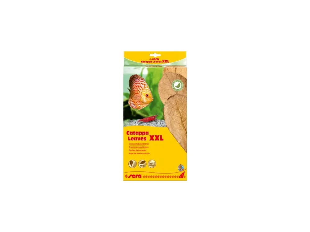 sera Catappa Leaves XXL 32 cm - 10 ks Sezónní Sleva