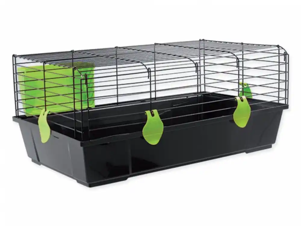 Vrácení Zdarma Klec SMALL ANIMAL Matěj černá se zelenou výbavou (1ks)