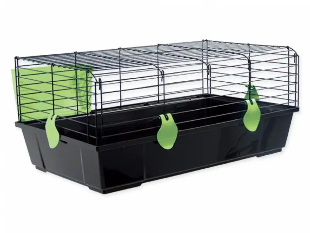 Značkový Klec SMALL ANIMAL Michal černá se zelenou výbavou (1ks)