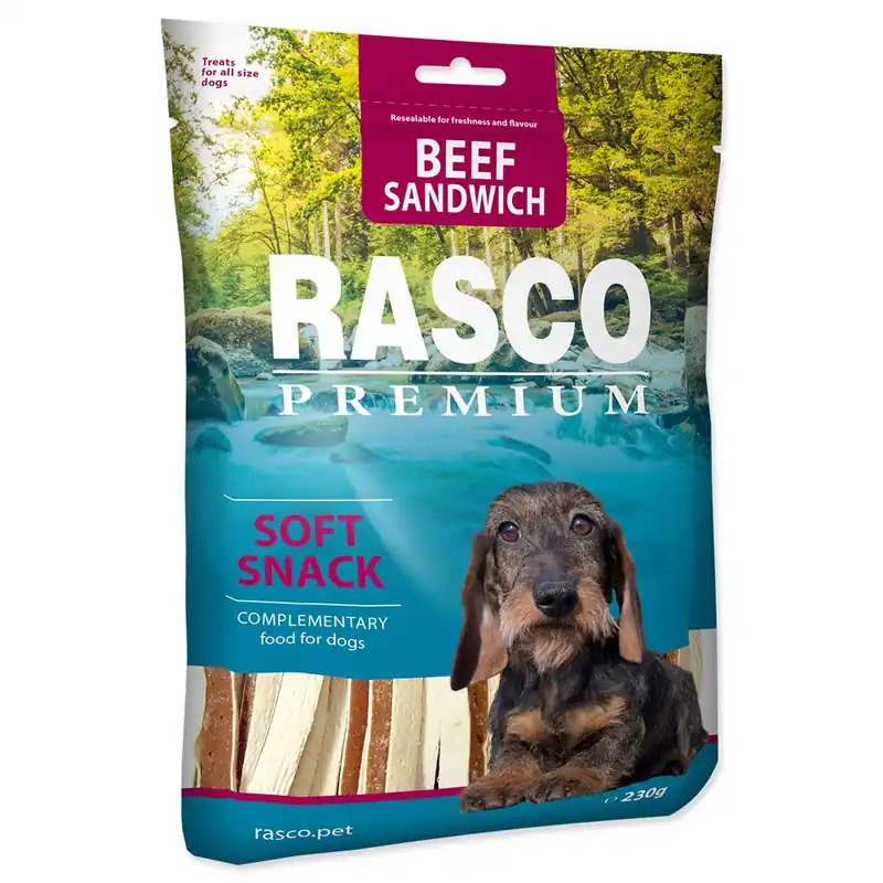Pochoutka RASCO Premium sendviče z hovězího masa (230g) Výprodej