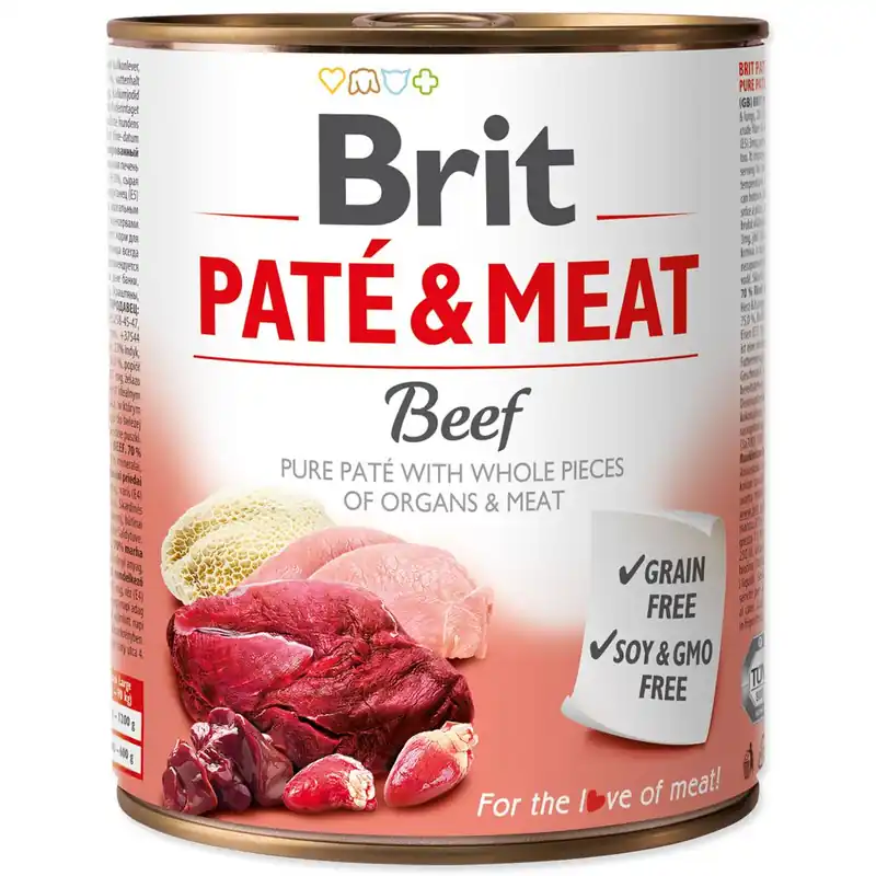 Konzerva BRIT Paté & Meat Beef (800g) Přímo Od Výrobce
