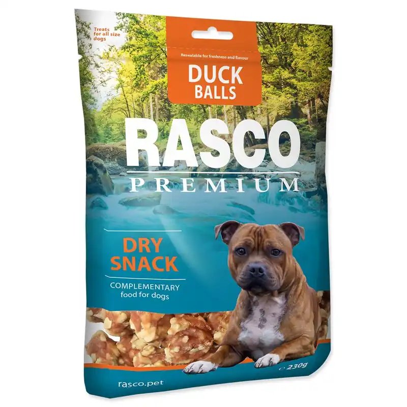 Pouze Dnes Pochoutka RASCO Premium koule z kachního masa a bůvoloviny (230g)
