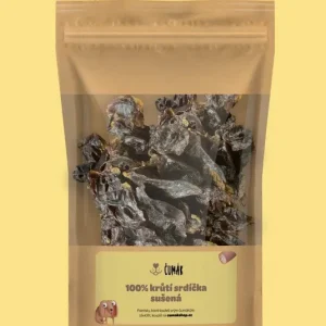 100% krůtí srdíčka, sušená 10 x 50 g Autentický
