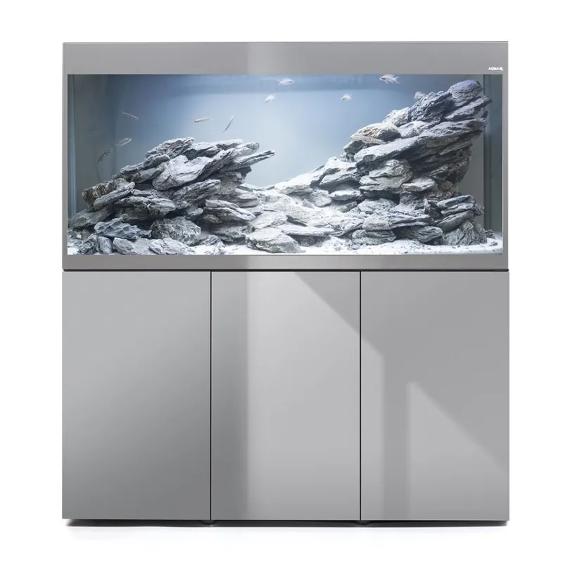Víkendová Akce Akvárijní komplet AQUAEL GLOSSY 150 Day&Night šedé 405 l