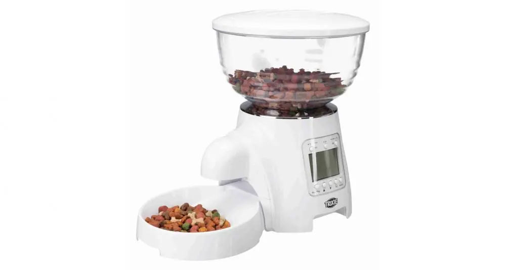 Sezónní Sleva Automatické krmítko TX7, zásobník na 5 l, 5 dávek 40x26x34cm