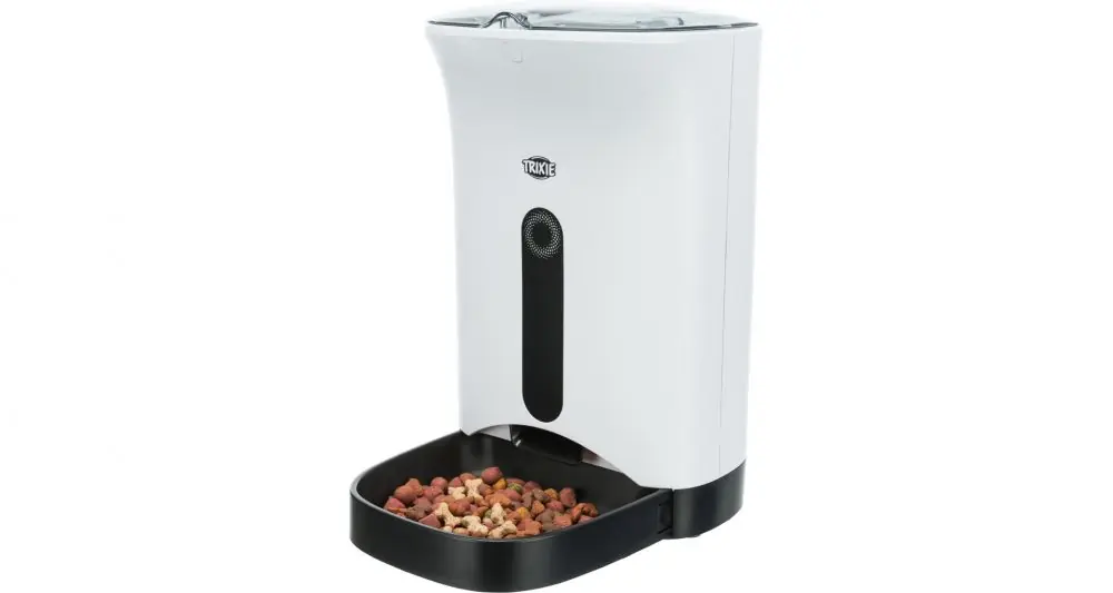 Rychlé Dodání Automatický zásobník na krmivo TX8 4,3l/24x38x19 cm bílo/černý