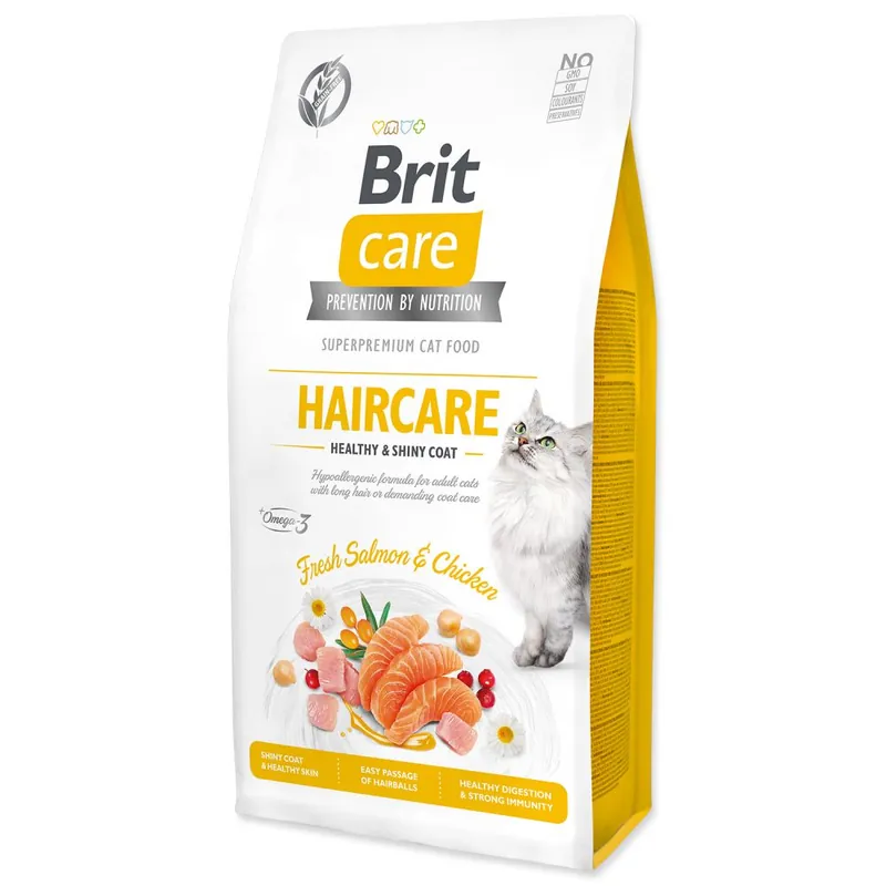 Vysoce Kvalitní BRIT Care Cat Grain-Free Haircare Healthy & Shiny Coat 0.4kg