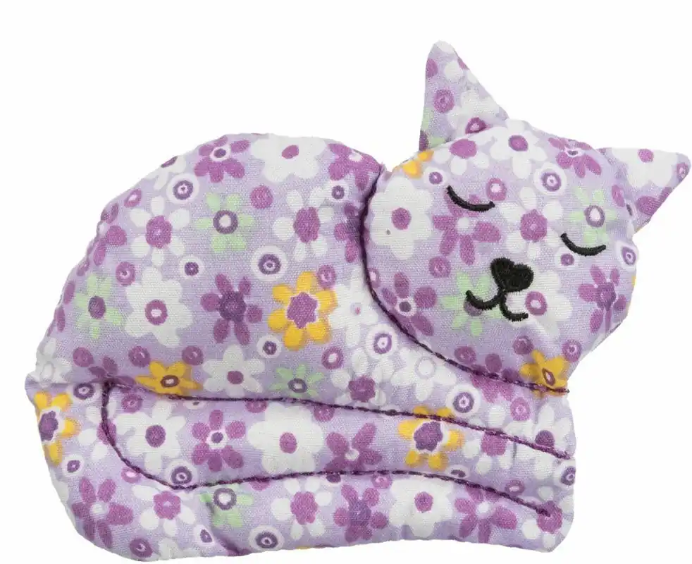 CAT, bavlněná kočka, hračka pro kočky s valerianem, 13 cm Sezónní Sleva
