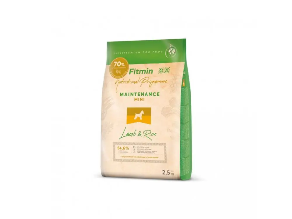Fitmin Mini Lamb & Rice kompletní krmivo pro psy 2,5 kg Must-Have