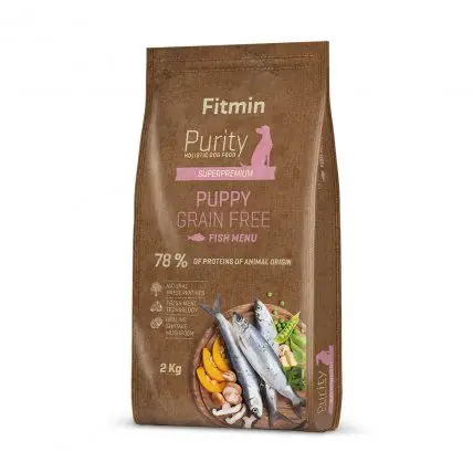 Časově Omezené Fitmin Purity Puppy Fish Grain Free kompletní krmivo pro psy 2 kg