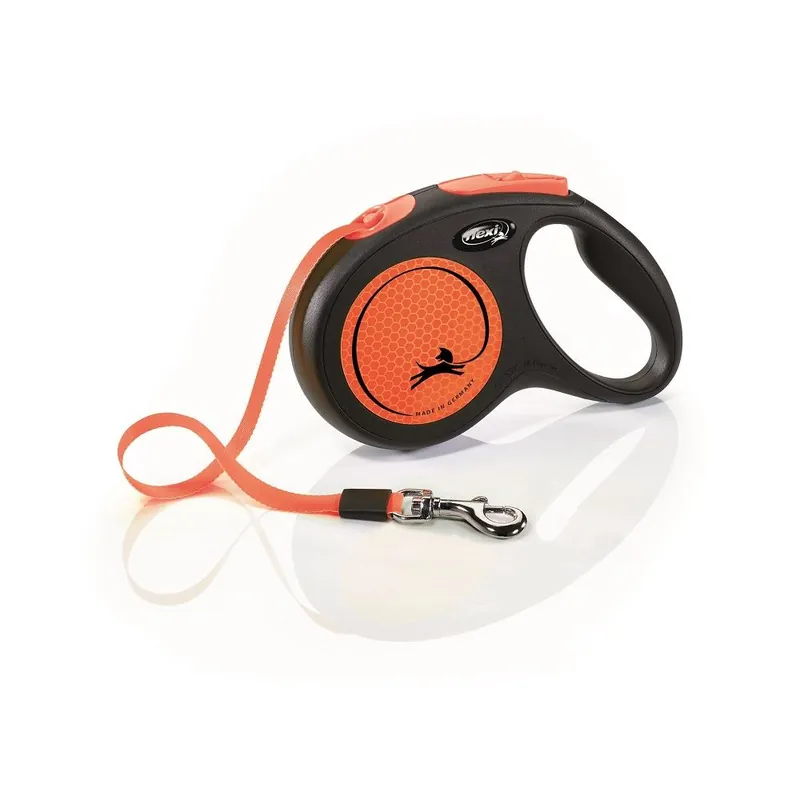 Novinka flexi New Neon S pásek 5m/15kg oranžová