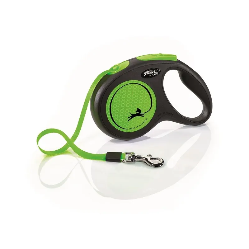 flexi New Neon S pásek 5m/15kg zelená Jen Po Omezenou Doba