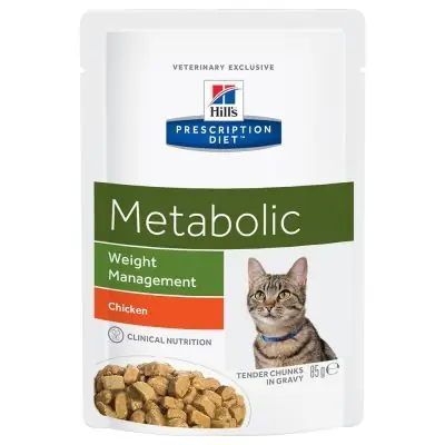Hill‘s Prescription Diet Feline Metabolic kapsička 12 x 85 g Poslední Šance