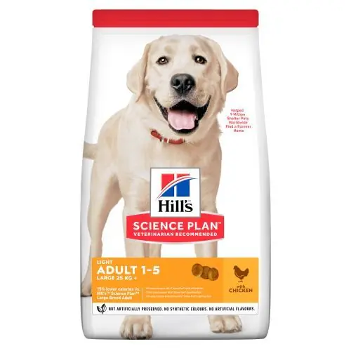 Finální Výprodej Hill‘s Science Plan Canine Adult Light Large Breed Chicken 14 kg