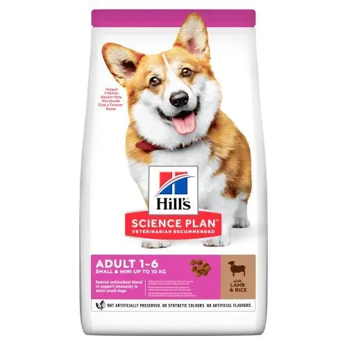 Hill‘s Science Plan Canine Adult Small & Mini Lamb & Rice 6 kg Sleva