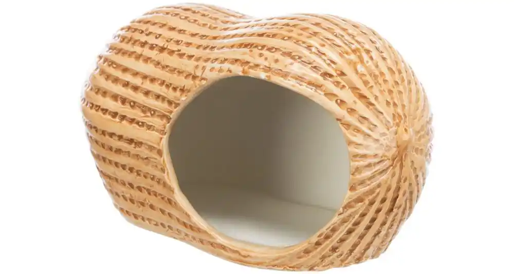 Keramický domeček ARAŠÍD (křeček/myš), 17 x 8 x 8 cm, béžová Oblíbený