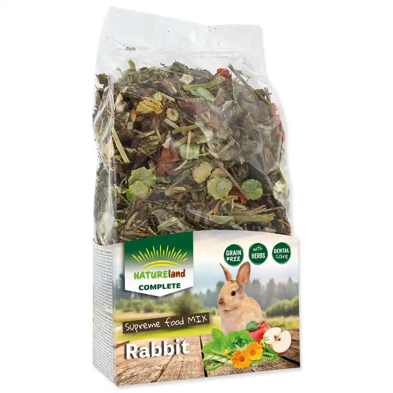 Krmivo NATURE LAND Complete pro králíky a zakrslé králíky (1,4kg) Poslední Šance