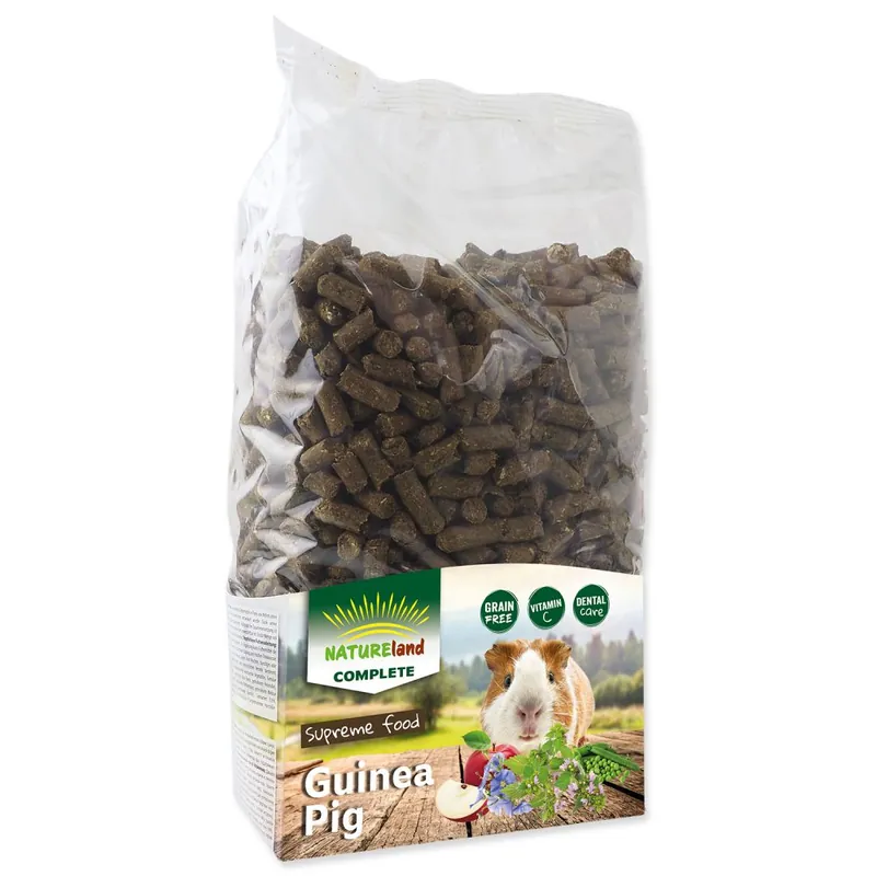 Krmivo NATURE LAND Complete pro morčata MONO (1,7kg) Jen Po Omezenou Doba