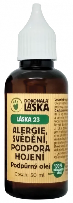Láska 23 - podpůrný olej Alergie, hojení, svědění 50 ml Nejprodávanější
