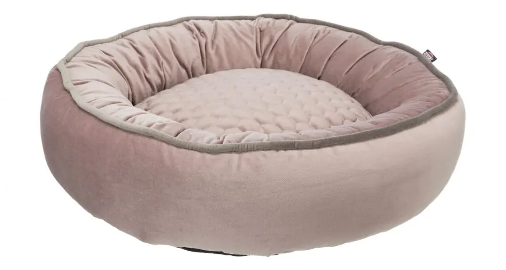Nejlepší Cena LIVIA kulatý sametový pelech, ø 50 cm, starorůžová