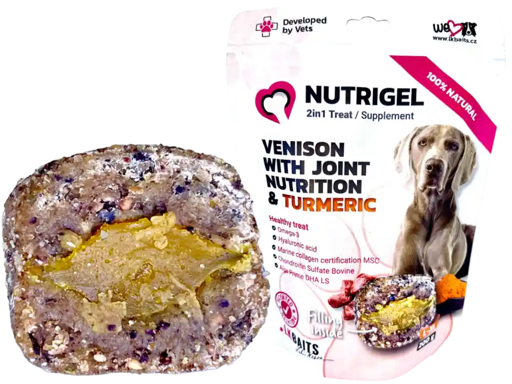 Nejlepší Volba LK Baits Pet Nutrigel Dog, Divočina s Kloubní Výživou a Kurkumou,L-XL, 200g