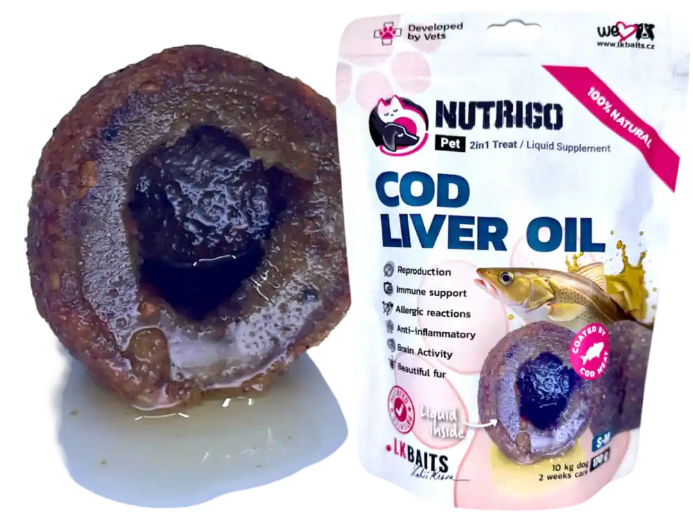 Objednat Nyní LK Baits Pet Nutrigo Dog Supplement Cod Liver Oil,S-M, 170g