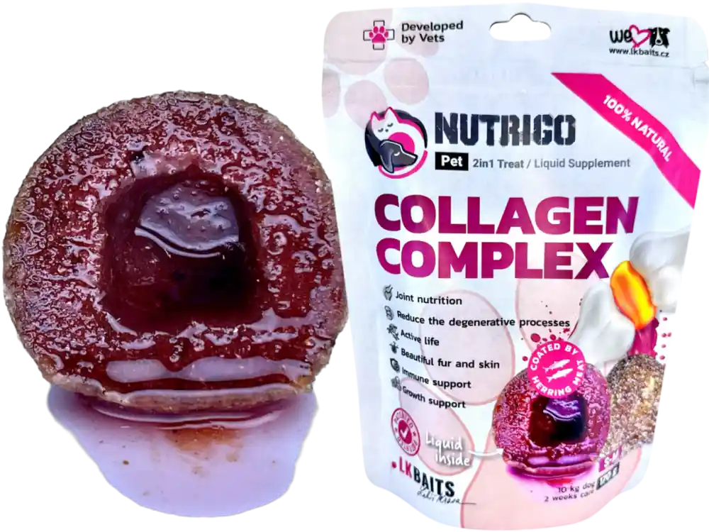 Originální LK Baits Pet Nutrigo Dog Supplement Collagen Complex,S-M,170g