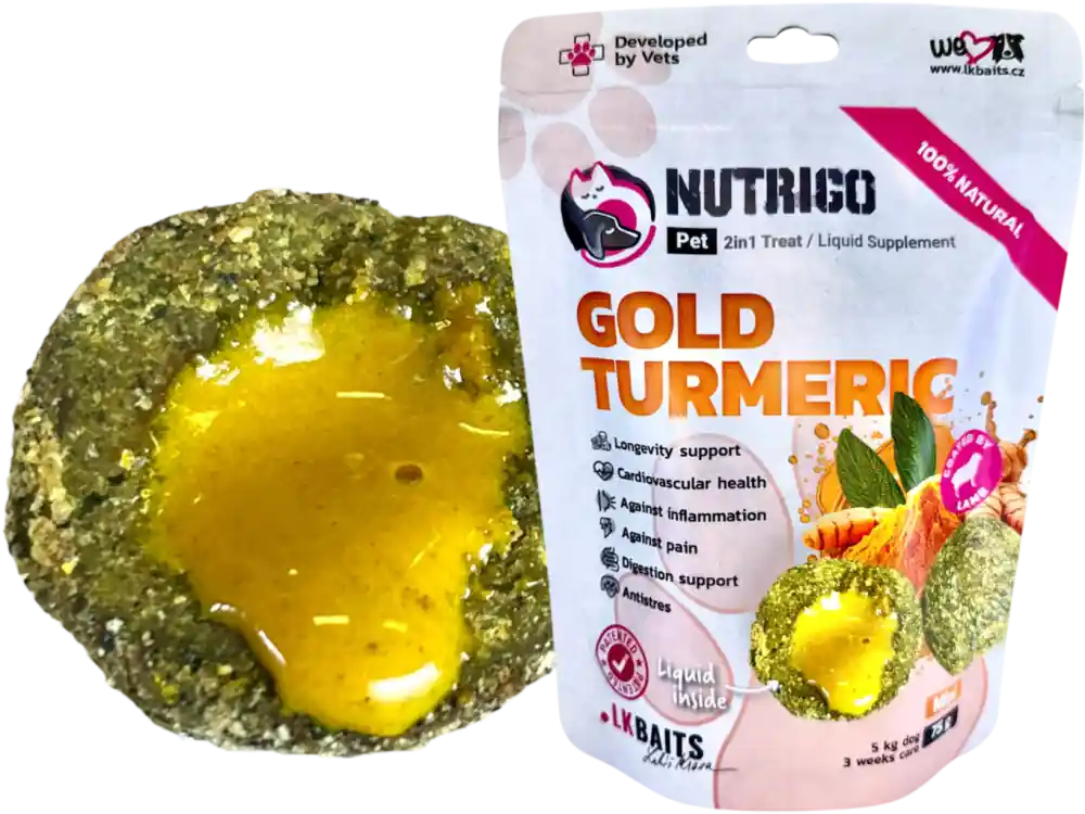 Ihned K Objednání LK Baits Pet Nutrigo Dog Supplement Gold Turmeric,Mini,75g
