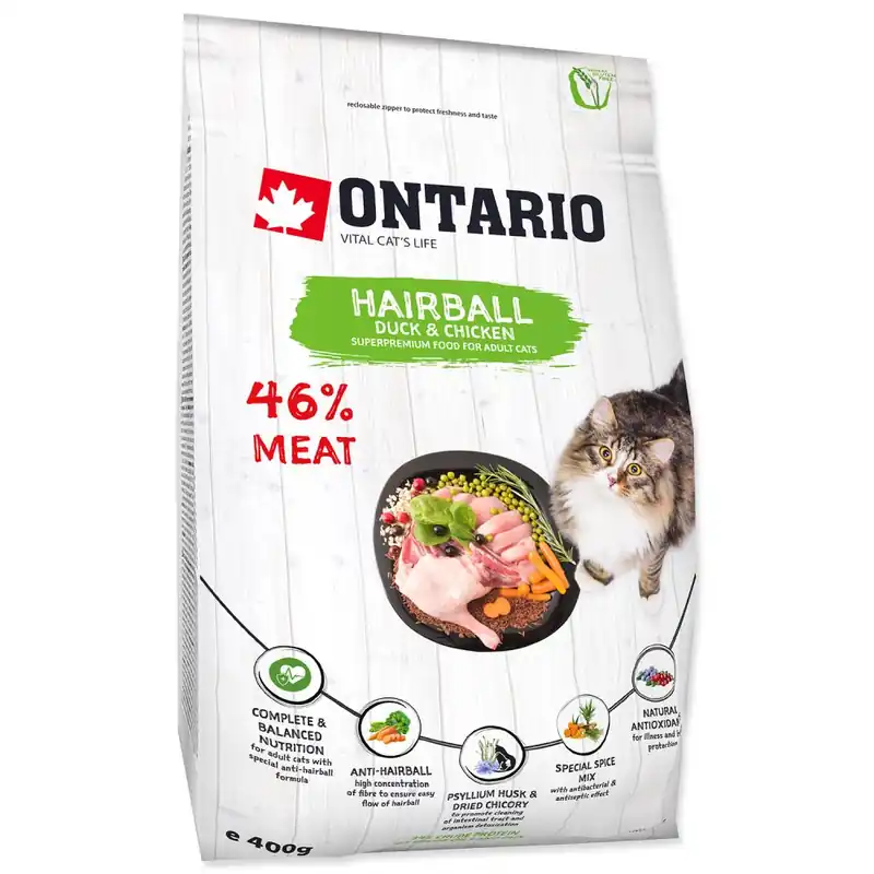 ONTARIO Cat Hairball 6.5kg Objednat Nyní