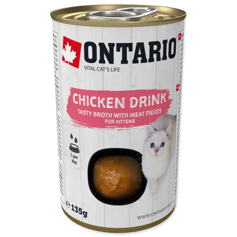 Cenová Bomba ONTARIO Kitten Drink Chicken (135g)