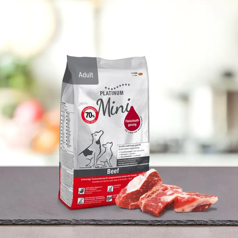 Platinum MINI Adult Beef - Hovězí 2,7 kg Kup Teď
