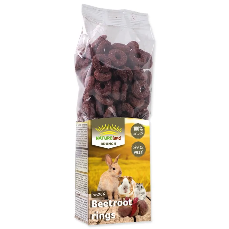 Pochoutka NATURE LAND Brunch řepové kroužky (105g) Novinka
