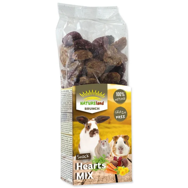 Koupit Online Pochoutka NATURE LAND Brunch srdíčka mix (150g)