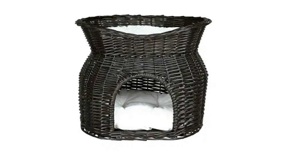 Super Cena Proutěná bouda s odpočívadlem černá 54x43x37cm TRIXIE